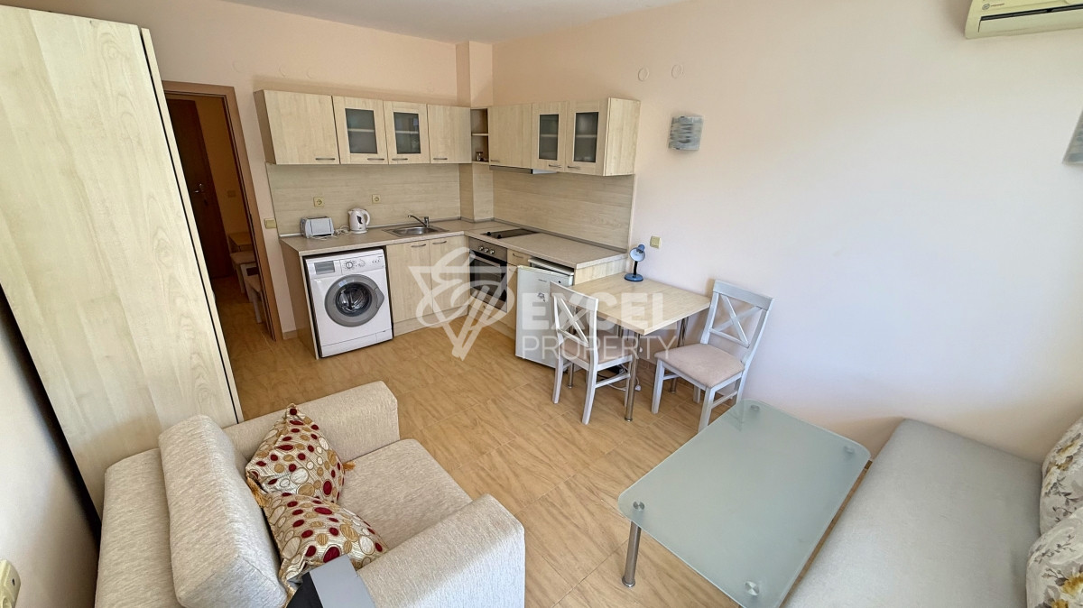 Меблированная студия в 200 метрах от моря в Святом Власе, комплекс Аква Дриймс