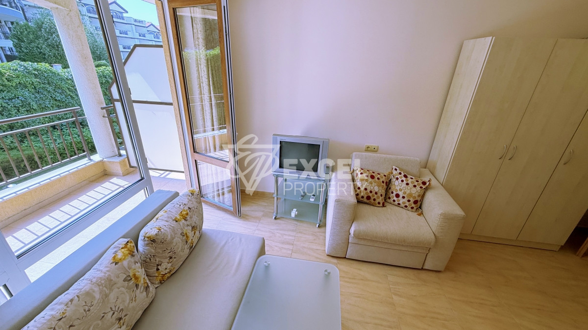 Меблированная студия в 200 метрах от моря в Святом Власе, комплекс Аква Дриймс