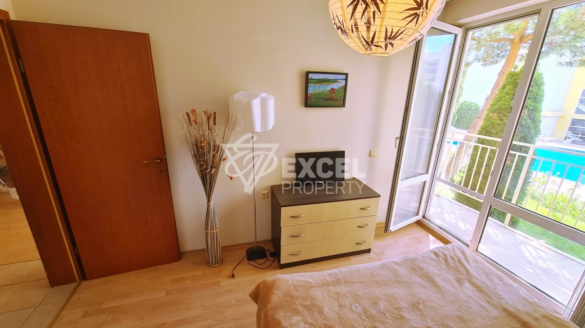 Меблированная квартира с одной спальней в Краун Форт с видом на бассейн