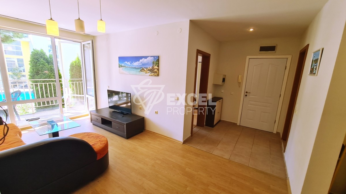 Меблированная квартира с одной спальней в Краун Форт с видом на бассейн