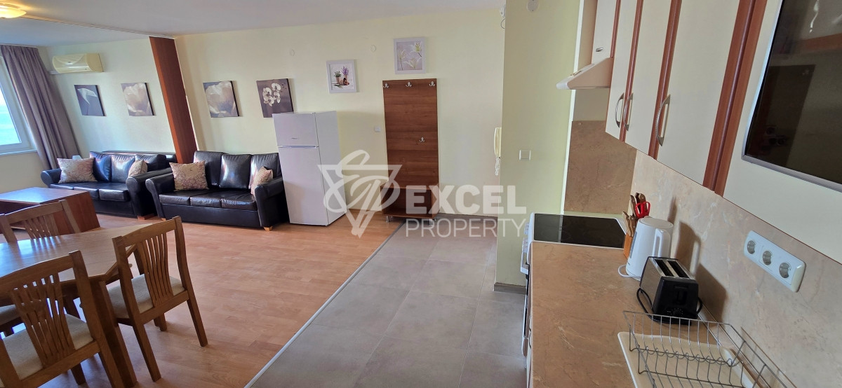 Квартира с видом на море в комплексе Гранд Резорт Панорама Форт, Святой Влас. Первая линия