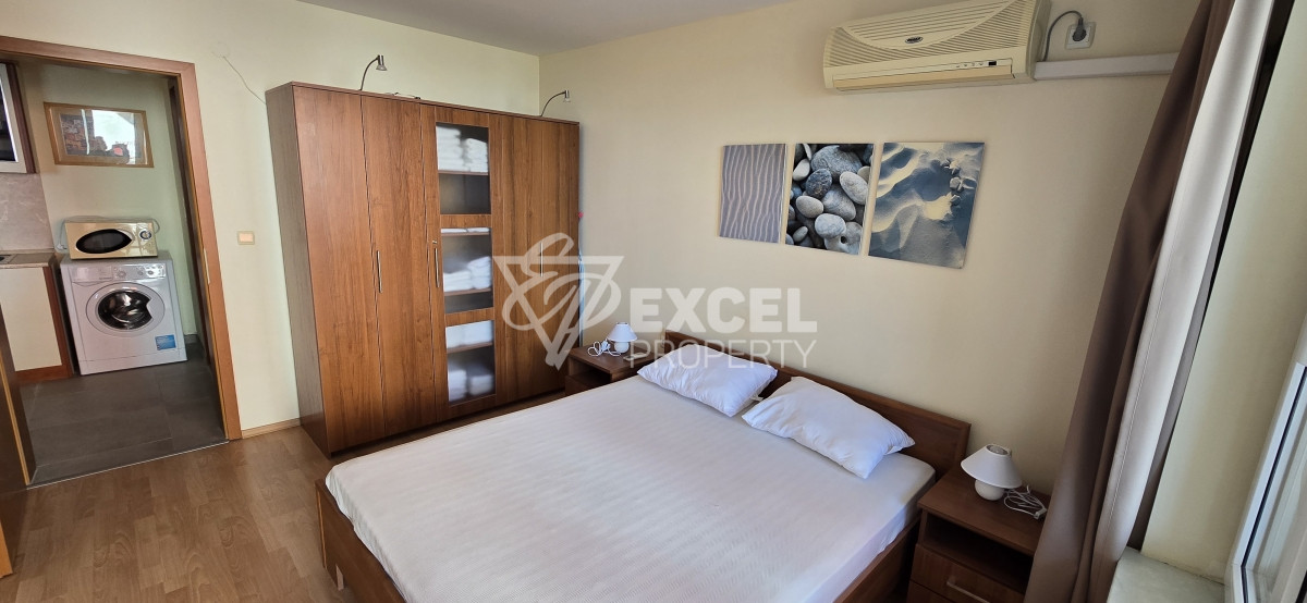 Квартира с видом на море в комплексе Гранд Резорт Панорама Форт, Святой Влас. Первая линия