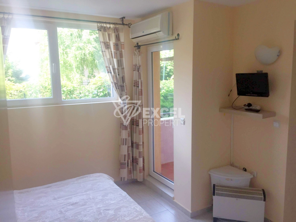 Меблированная трехкомнатная квартира на Солнечном Берегу в комплексе Поло Резорт.