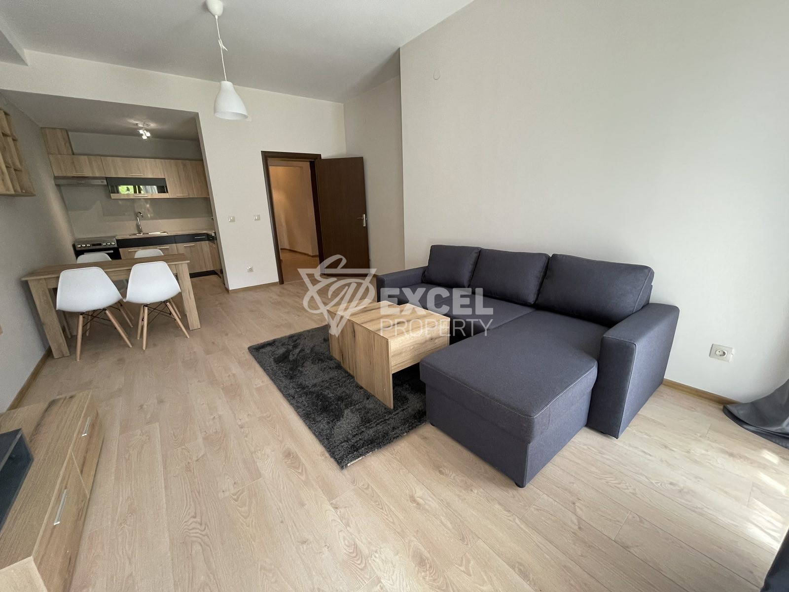 Продажа просторной многокомнатной меблированной квартиры в Банско