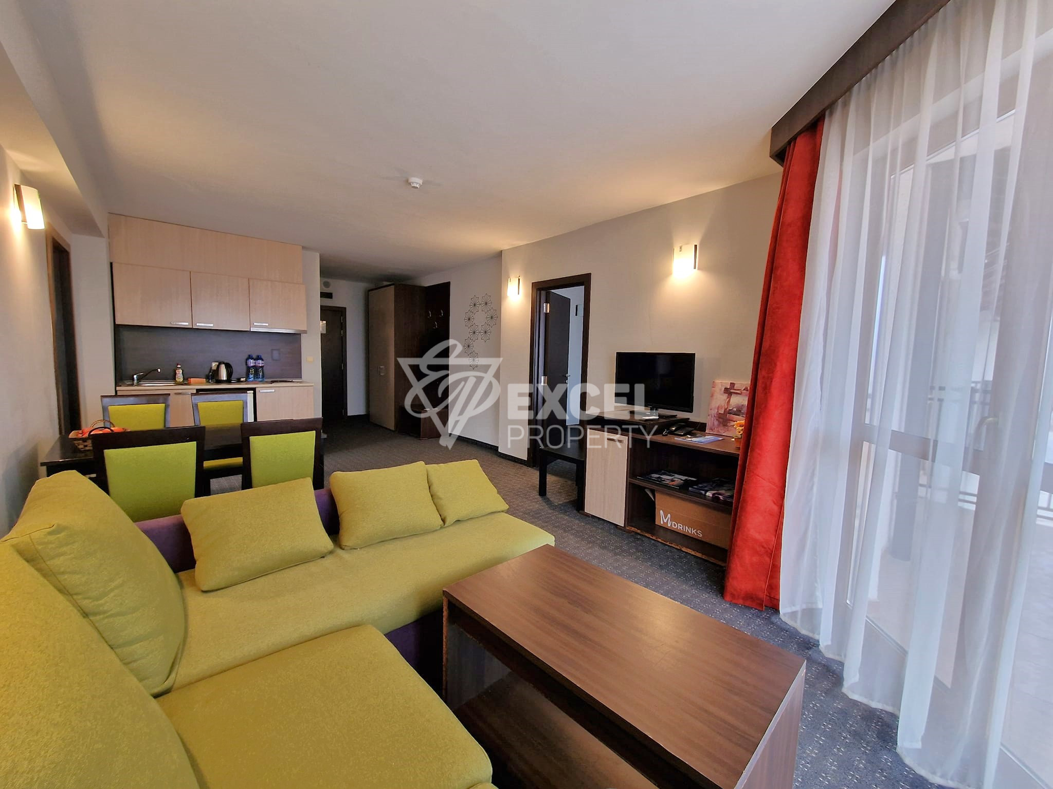 Продажа трехкомнатной квартиры в 200 метрах от подъемника в отеле MPM Guinness, Банско