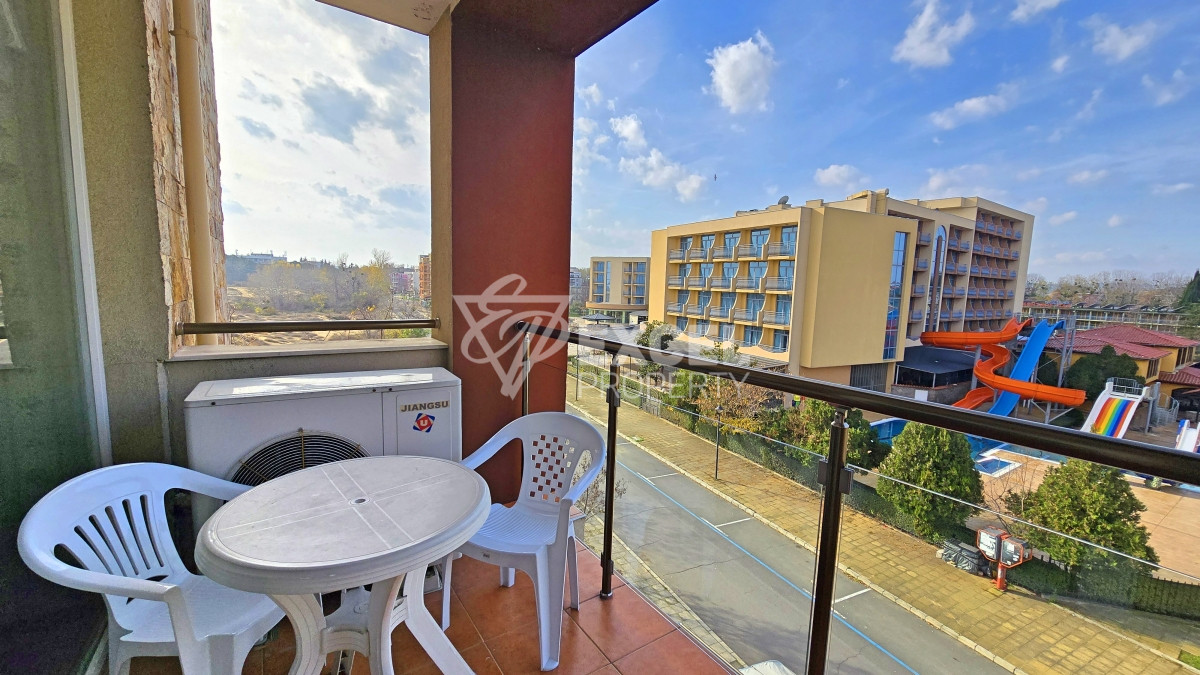 Двустаен апартамент на първа линия море в Слънчев Бряг – комплекс Дюн Резиденс