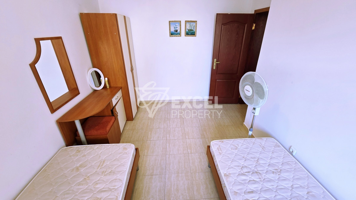 Тристаен апартамент в комплекс Мелодия, Слънчев бряг – 350 м от плажа. Ниска такса поддръжка и отлична цена