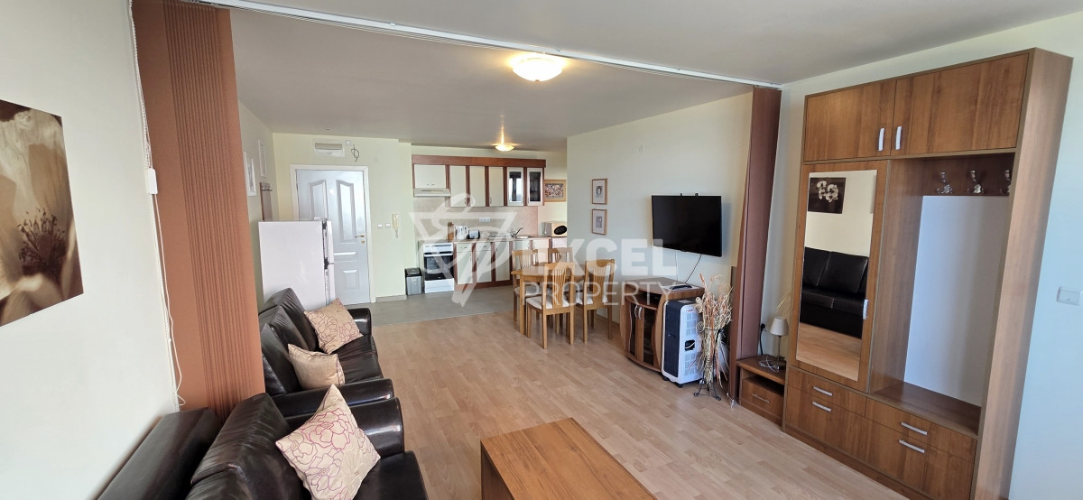 Квартира с видом на море в комплексе Гранд Резорт Панорама Форт, Святой Влас. Первая линия